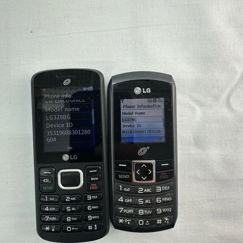 LG328BG & LG320G Cell Phone Lot – Tested – Basic Feature Phones – Tracfone